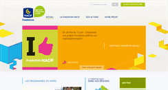 Desktop Screenshot of fondation-macif.org